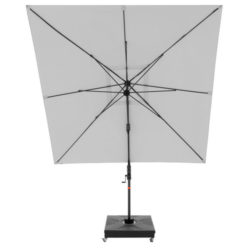 Doppler Pendelschirm MyZone in Hellgrau mit Aluminiumgestell und UV 60 Schutz, B/T: 280 x 280 cm - Bild 2