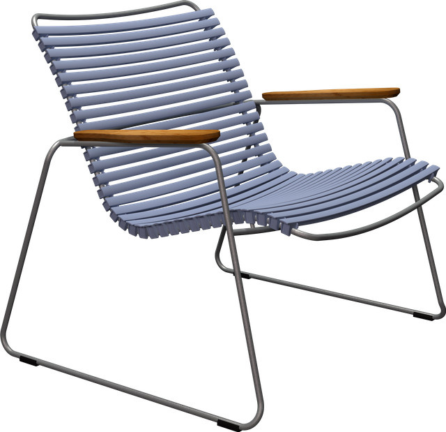 HOUE Click Roomy Lounge Chair mit Armlehnen in Blau - Bild 1