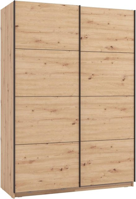 Mömax Schwebetürenschrank Gard 150 in Eiche Artisan, B/T/H: 150 x 61 x 217 cm - Bild 1