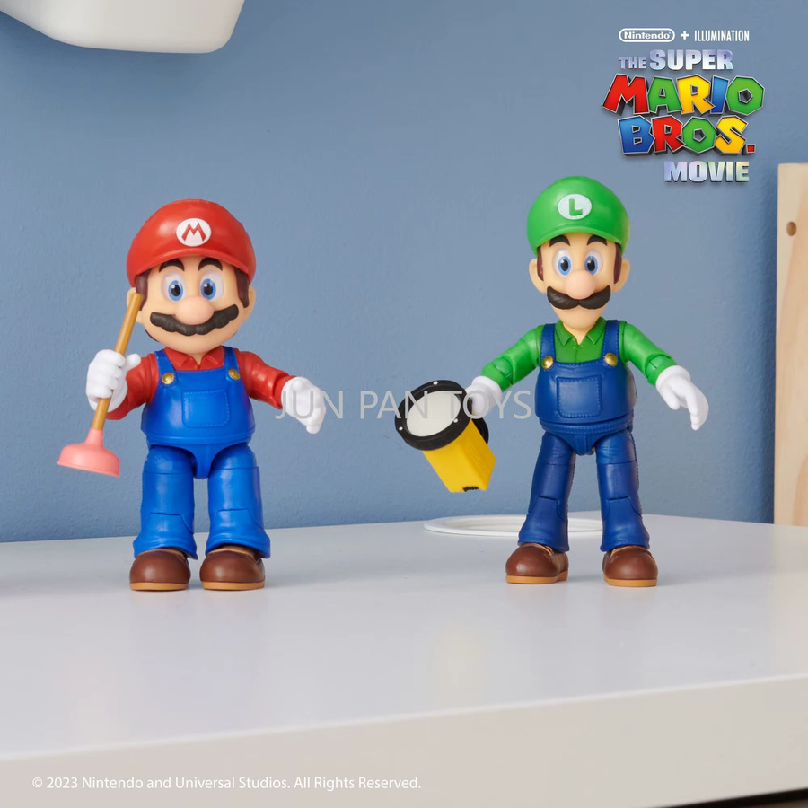 TAKARA TOMY Super Mario Actionfiguren Serie 1, Mario Princess Peach Luigi Toad, Set / Bundle - Bild 2