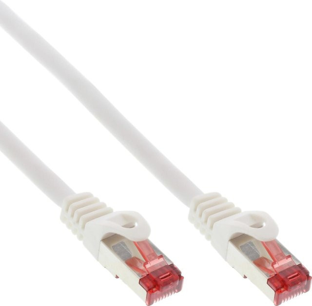 InLine Bulk-Pack Patchkabel Cat.6 S/FTP Ethernet LAN weiß 0,5 m - Bild 1