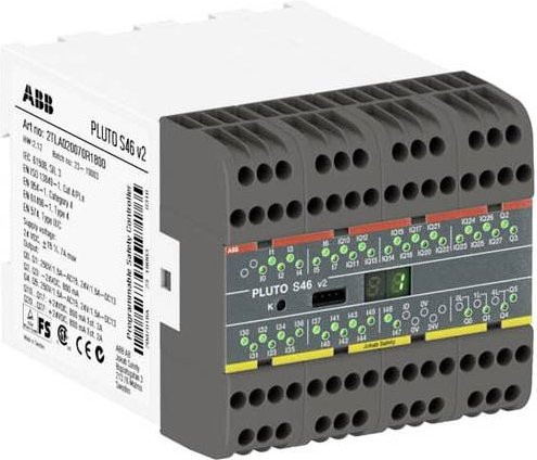 ABB Pluto S46 v2 Eingangsmodul 2TLA020070R1800 Grau - Bild 1