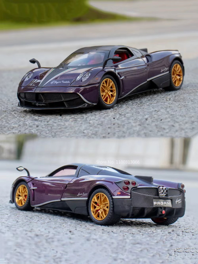 MAKEDA Huayra Revuelto Sportwagen, Modell Spielzeug, 1:24, Metall, mit Licht und Sound - Bild 5