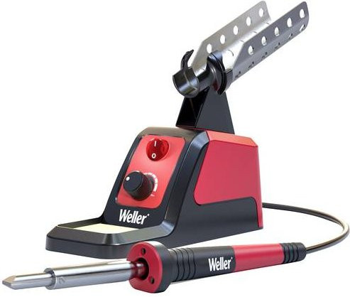Weller WLSK8023G Lötstation analog 80W mit LED-Beleuchtung und Lötspitze in Rot - Bild 1