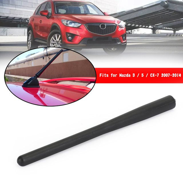 Areyourshop 7 Zoll Antennenmast in Schwarz passend für Mazda 3, 5 und CX-7 (2007-2014) EG23-66-A30 - Bild 1