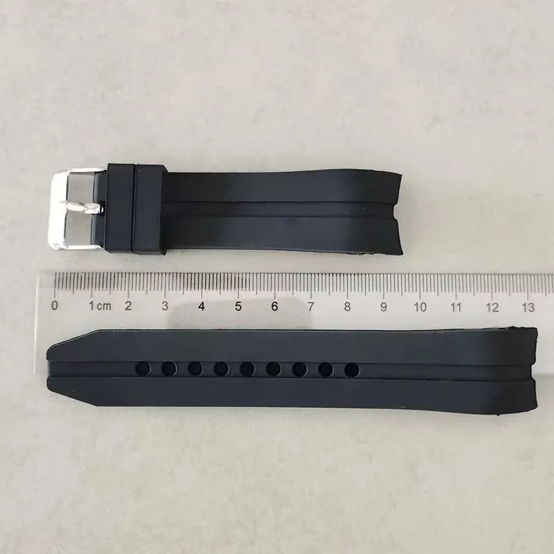 HQstrap Uhrenarmband Silikon, Schwarz, Unisex - Bild 3