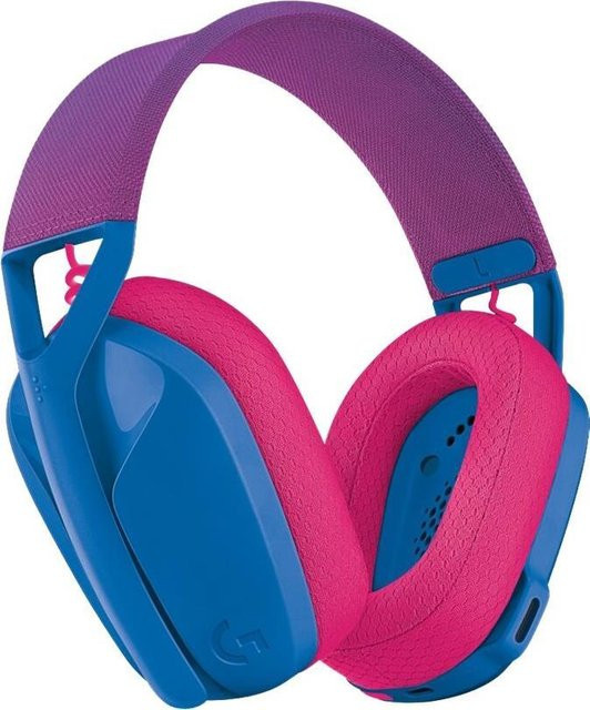 Logitech G G435 LIGHTSPEED kabelloses Over-Ear Gaming-Headset mit Bluetooth in Blau und Pink - Bild 1