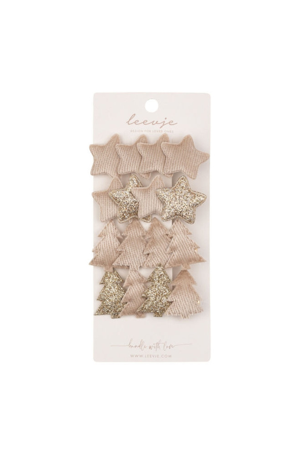 Leevje Haarspangen Christmas Trees & Stars - Bild 1