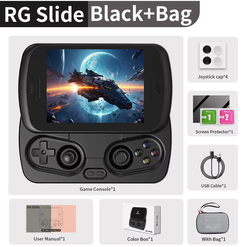 ANBERNIC RG Slide Handheld-Spielekonsole mit 4,7-Zoll-LTPS-In-Cell-Bildschirm, Android, 5000 mAh Akku, Wi-Fi und 1080p-DP-Streaming - Bild 7