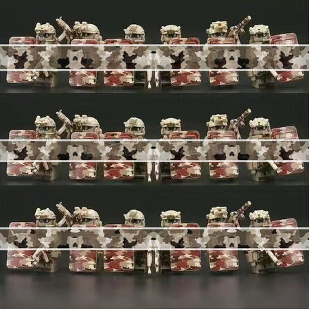 Linyi toy Armee-Stil Militär, Bausteine Figuren Sammlungs-Set, ab 6 Jahren
