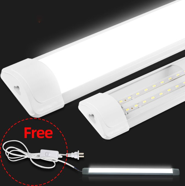CANMEIJIA LED-Schranklampe in Weiß, 20W LED-Röhrenbeleuchtung für Küche, Bar und Schlafzimmer - Bild 1