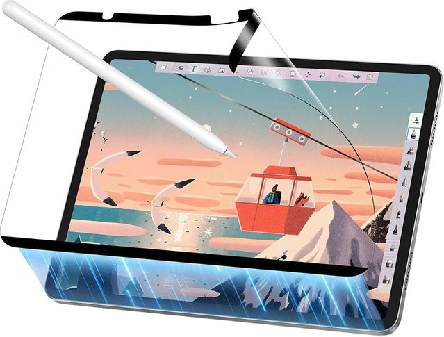 ESR Paper-Feel Magnetic Displayschutzfolie für Apple iPad (2022 & 2025), transparent - Bild 2