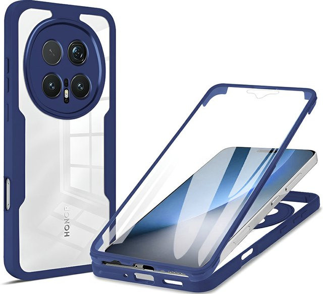 Techsuit ColorVerse 360 Schutzhülle für Honor Magic8 Pro in Blau und Transparent - Bild 1