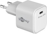 Goobay Nano USB-C PD GaN Schnellladegerät 45 W, Weiß - Bild 1