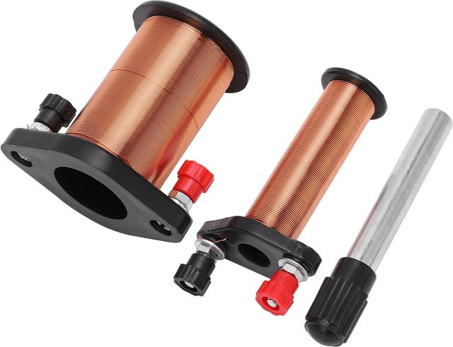 GoolRC Primär- und Sekundärspule, elektromagnetische Induktionsspule, Experimentierinstrument für den Physikunterricht, Metall, Bunt / Mehrfarbig - Bild 1