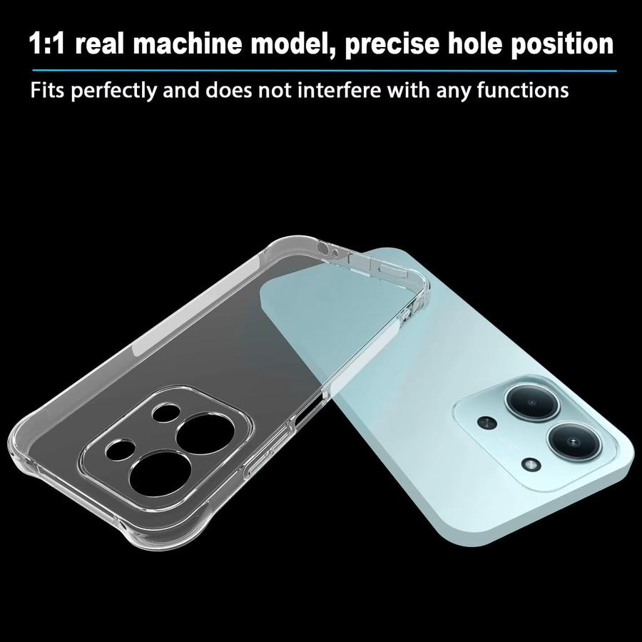 Xiaomi Poco C85 4G Schutzhülle aus transparentem TPU in Militärqualität - Bild 4