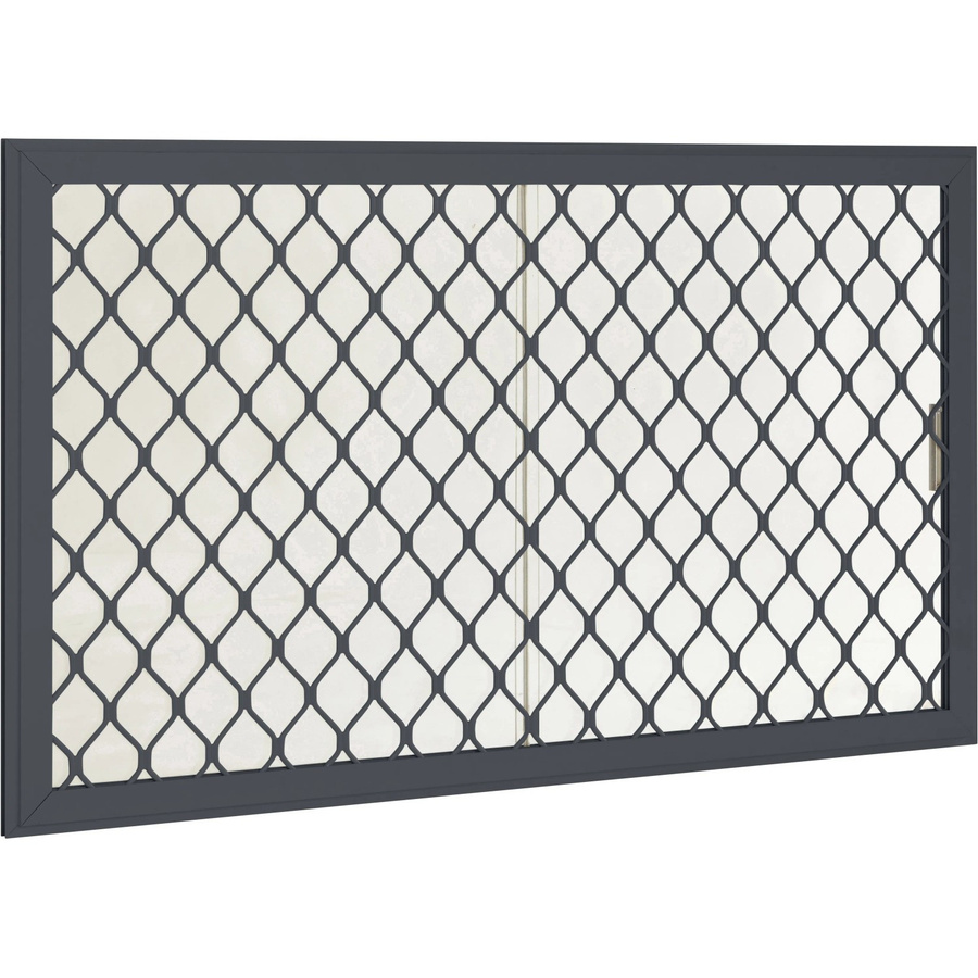 Globel Industries Seitenfenster für Gerätehäuser Skillion, Dream und Lean-To, Anthrazit, B: 124 cm, H: 75 cm - Bild 4