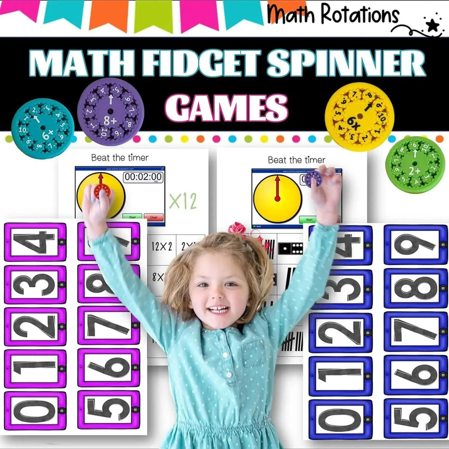 Yiran toy 1 Mathe Fidget Spinner Mathe Rätsel Spielzeug - Bild 3