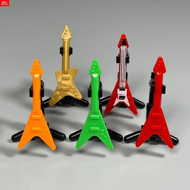 Yiran toy MOC Bausteine Musikinstrumente E-Gitarre, ab 6 Jahren - Bild 1
