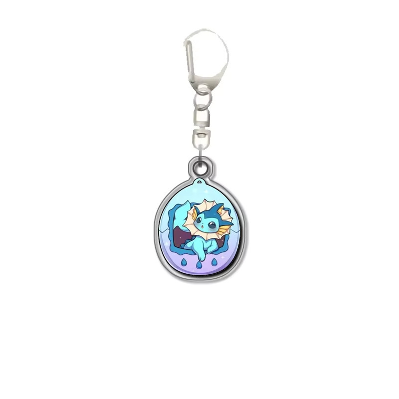 Keeppley Pokémon Umbreon Espeon Glaceon Charizard Sylveon, Schlüsselanhänger, Kunststoff - Bild 2