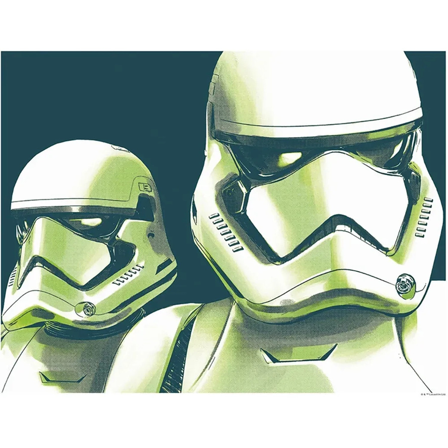 Komar Wandbild Star Wars Stormtrooper in Schwarz und Weiß, B: 50 cm, H: 40 cm - Bild 2