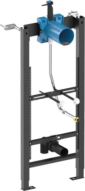 Delabie TEMPOFIX3 UR Installationssystem für Urinale mit elektrischem Selbstschluss, Wandmontage, Farbe: Schwarz/Mehrfarbig, B/T/H: 45,0 x 14,0 x 200,0 cm - Bild 1