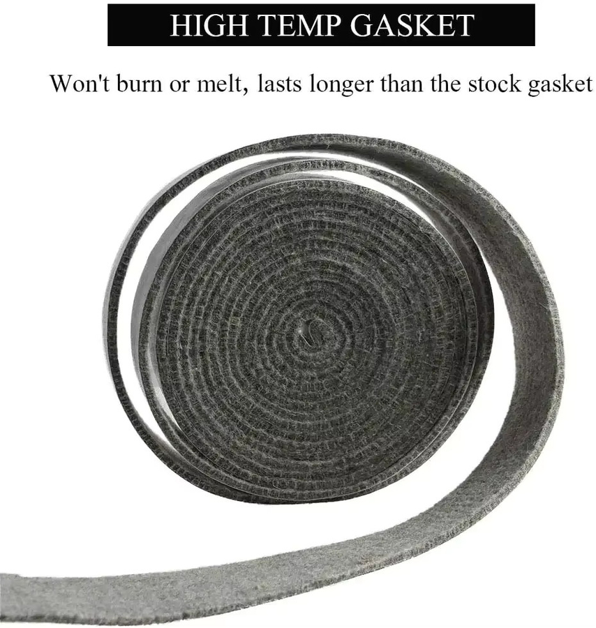 Hochtemperatur-Grill-Dichtung als Ersatz für Kamado BBQ Smoker, flammhemmendes Dichtungsband für dein Grillzubehör - Bild 4