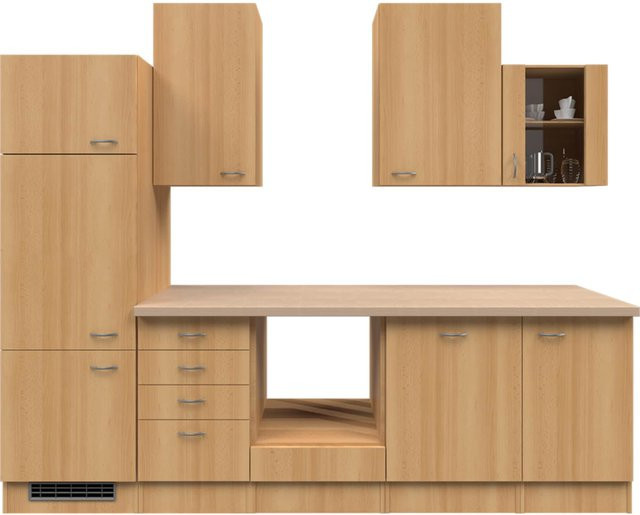 Flex-Well Küchenzeile ohne Elektrogeräte Nano Breite: 280 cm - Bild 1