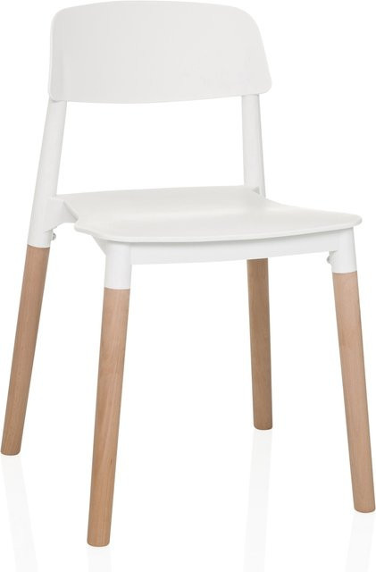 hjh LIVING Vierfußstuhl SCANDI E Kunststoff ohne Armlehnen im skandinavischen Design - Bild 1
