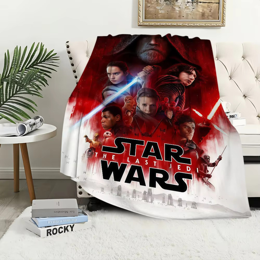 S-STAR Star Wars Decke, weiche Überwurfdecke für Bett, Sofa und Picknick, Mehrfarbig - Bild 4