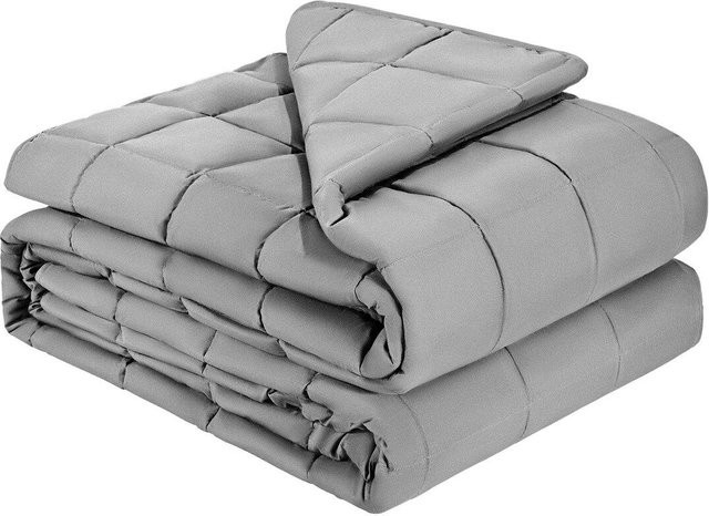 Gewichtsdecke von Buying Solutions, MB, King-Size, Grau, Kühlend und Atmungsaktiv, B/T: 223,5 x 264,0 cm - Bild 1