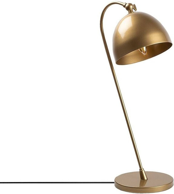 Opviq Tischleuchte aus Metall in Gold, Modern, B/T/H: 26 x 18 x 54 cm, E14 - Bild 1