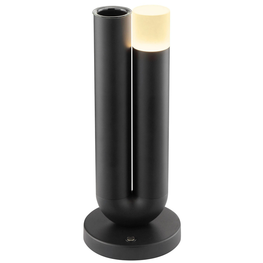 Brilliant LED Tischleuchte Sayu mit Vase Schwarz dimmbar und wiederaufladbar - Bild 2