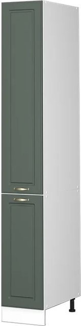 Vicco Apothekerschrank Fame-Line Medizinschrank im Landhausstil, Farbe Grün-Gold-Weiß, B/H/T: 30,0 x 58,0 x 206,8 cm - Bild 1