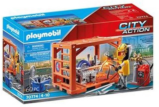Playmobil Containerfertigung, Fahrzeuge, ab 4 Jahren - Bild 1