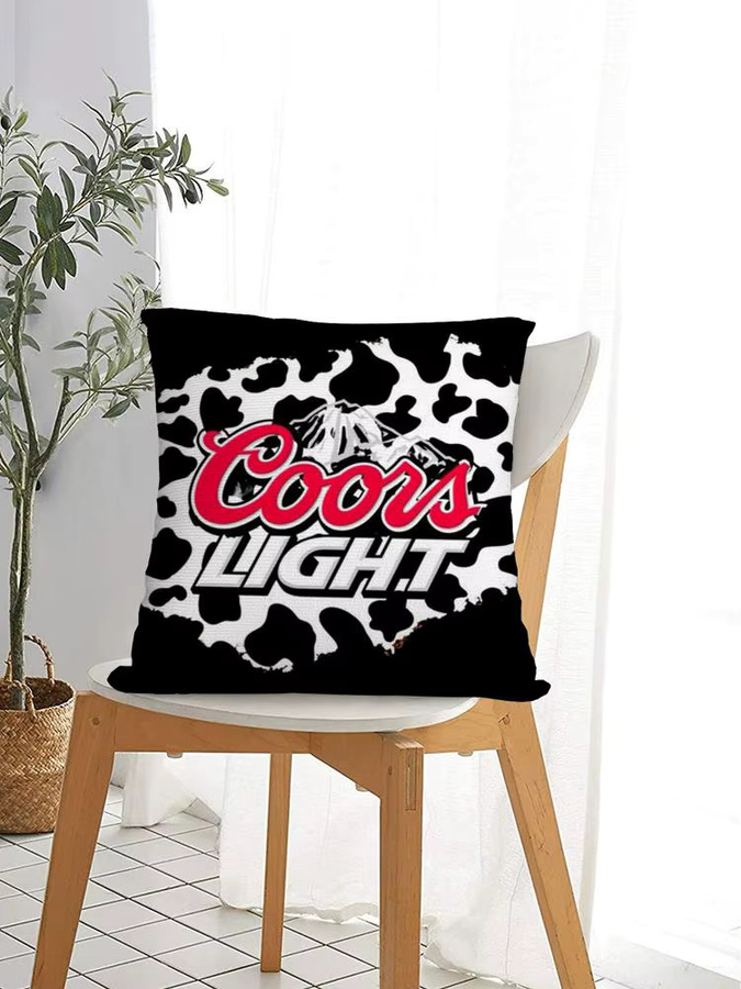 C-Coors Klassischer Kissenbezug Square in Schwarz und Multicolour mit verdecktem Reißverschluss, B/B/H: 30 x 30 x 30 cm - Bild 5