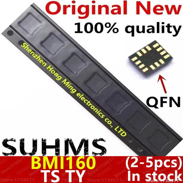 BMI160 TS TY LGA-14 Sensor in Schwarz (2–5 Stück) - Bild 1