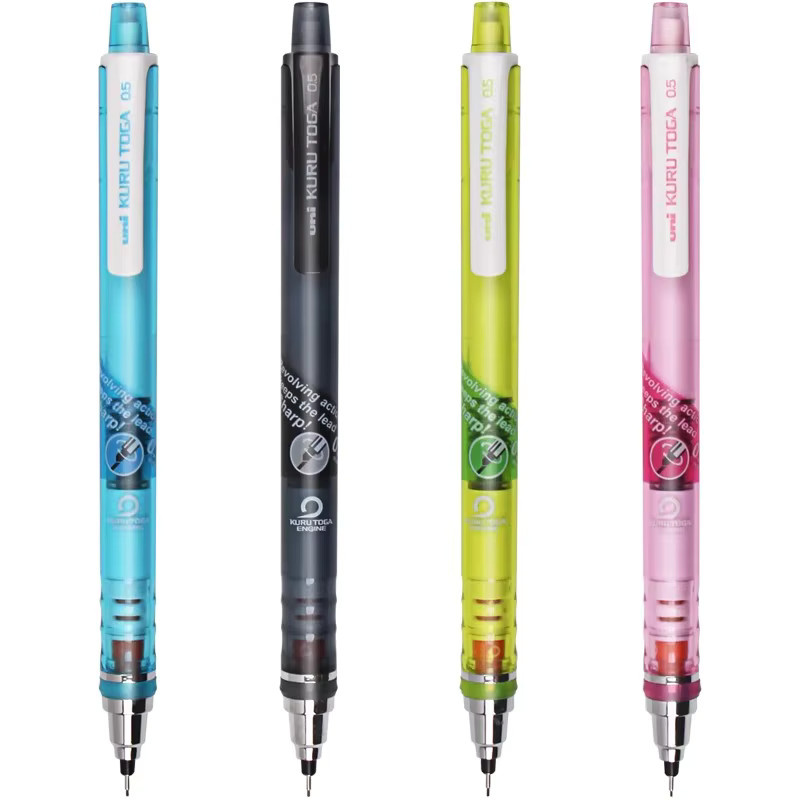 UNI Kuru Toga Druckbleistift M5-450T mit Mine-Rotationsmechanik, 0,5 mm, Pink - Bild 2