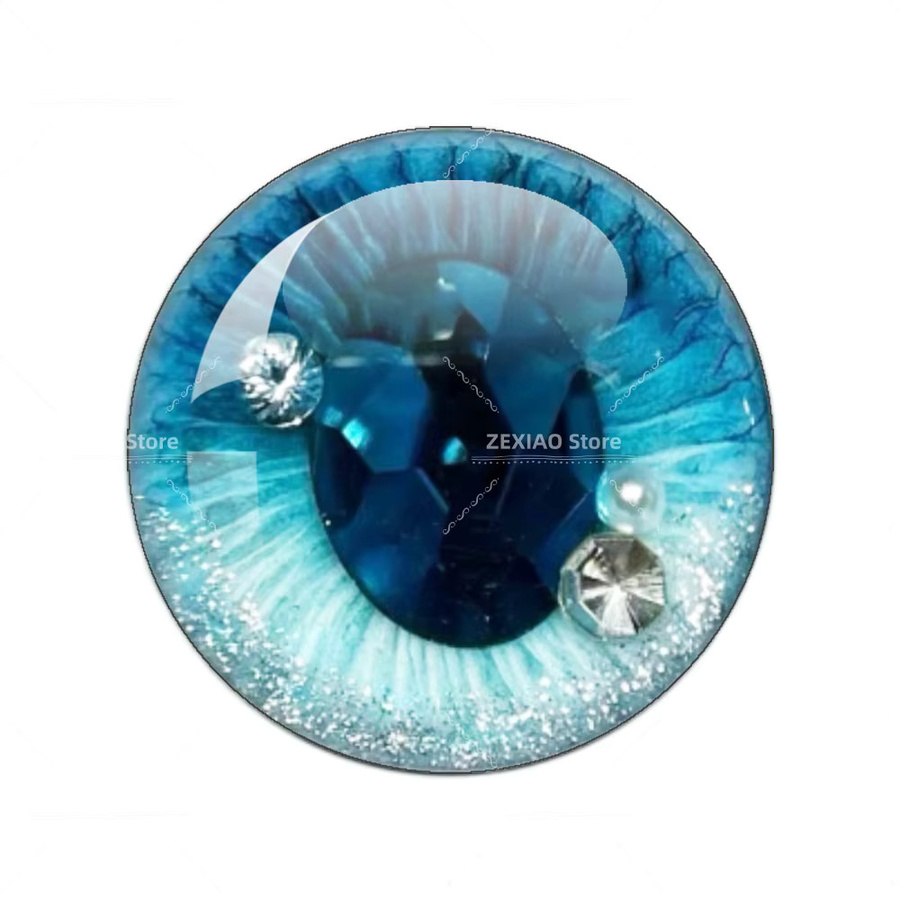 MSCHENGDORIS Drachen-Katzenauge Glas-Augen Cabochons, Zubehör - Bild 2