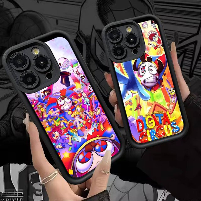 Lustige A-Amazing D-Digital C-Circus Silikon-Handyhülle für iPhone 17 Pro Max 16 15 14 13 12 11 Plus 17 Air in Multicolour - Bild 1