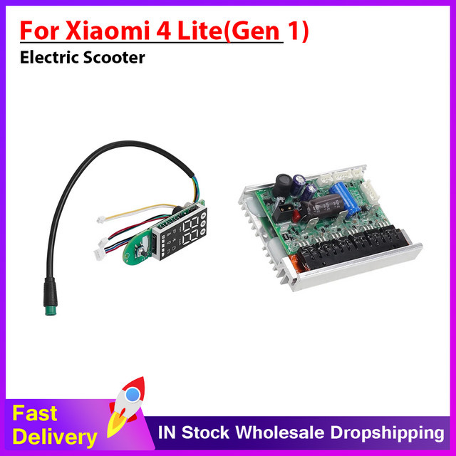 Xiaomi Elektroroller Motherboard Controller Dashboard Board mit Display-Schutzhülle für 4 Lite (Gen 1), Multicolor - Bild 1