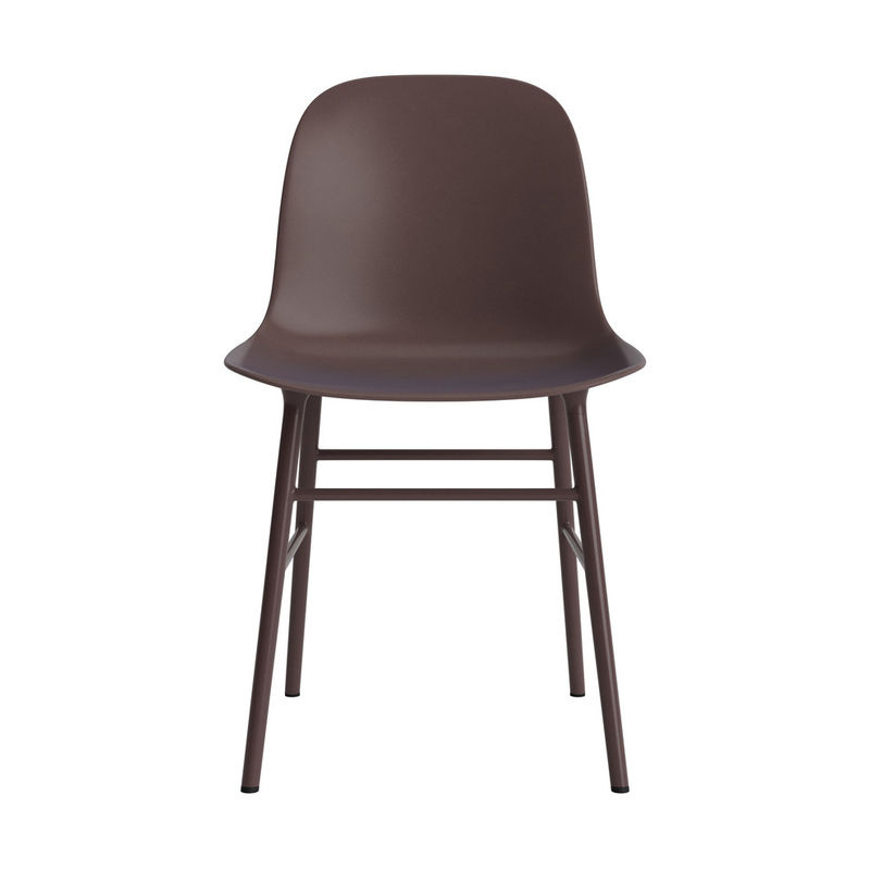Normann Copenhagen Form Stuhl mit braunem Metallgestell in skandinavischem Design - Bild 2