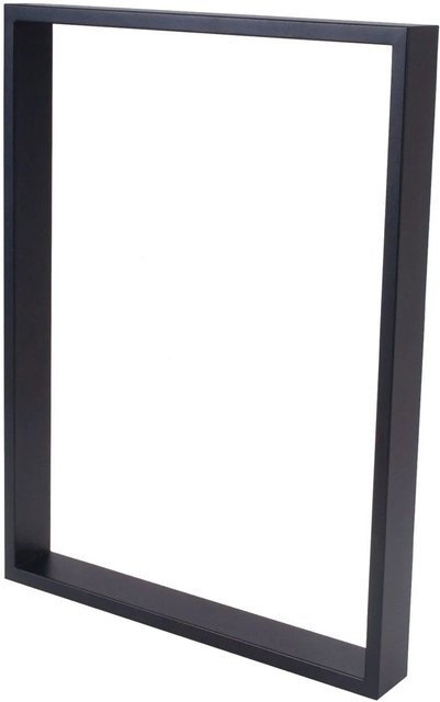 Simausrom Tischgestell Frame aus Stahl in Schwarz, B: 80 cm, T: 72 cm, H: 80 cm - Bild 1