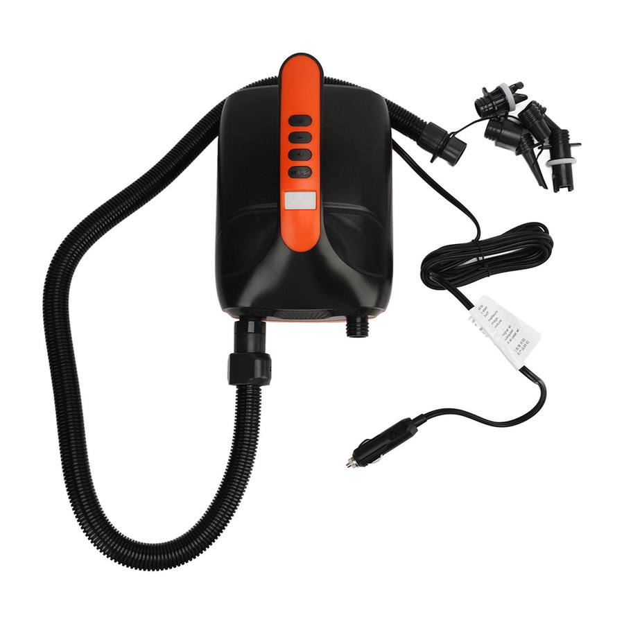 Elektrische 12V Luftpumpe für aufblasbare Stand-Up-Paddleboards mit Digitalanzeige und 20 PSI, 2-stufige Pumpe - Bild 2