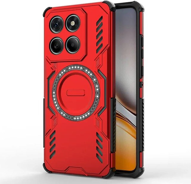 MagSafe Schutzhülle für Motorola Moto Edge 50 Fusion, Edge 50 Pro, Edge 40 Neo und Edge 50 Neo in Rot, magnetische kabellose Ladung und stoßfestes Design - Bild 1