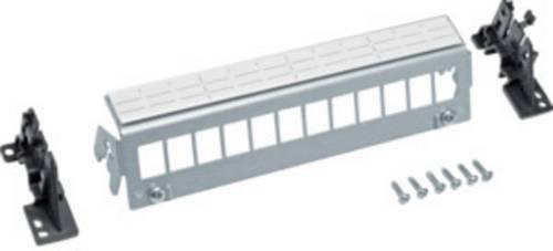 Hager Keystone Netzwerk-Patchpanel unbestückt in Silber - Bild 1