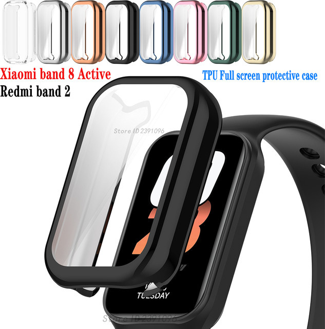 Xiaomi Schutzhülle Mi Band 8 Active, Silikon, Schwarz, Unisex - Bild 1