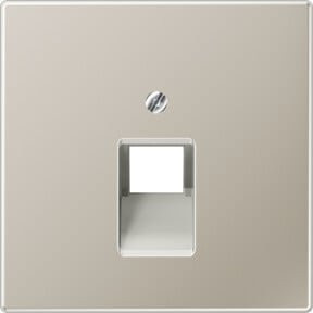 Jung Abdeckung EDS für IAE/UAE-Dose in Beige und Edelstahl ES 2969-1 UA - Bild 1
