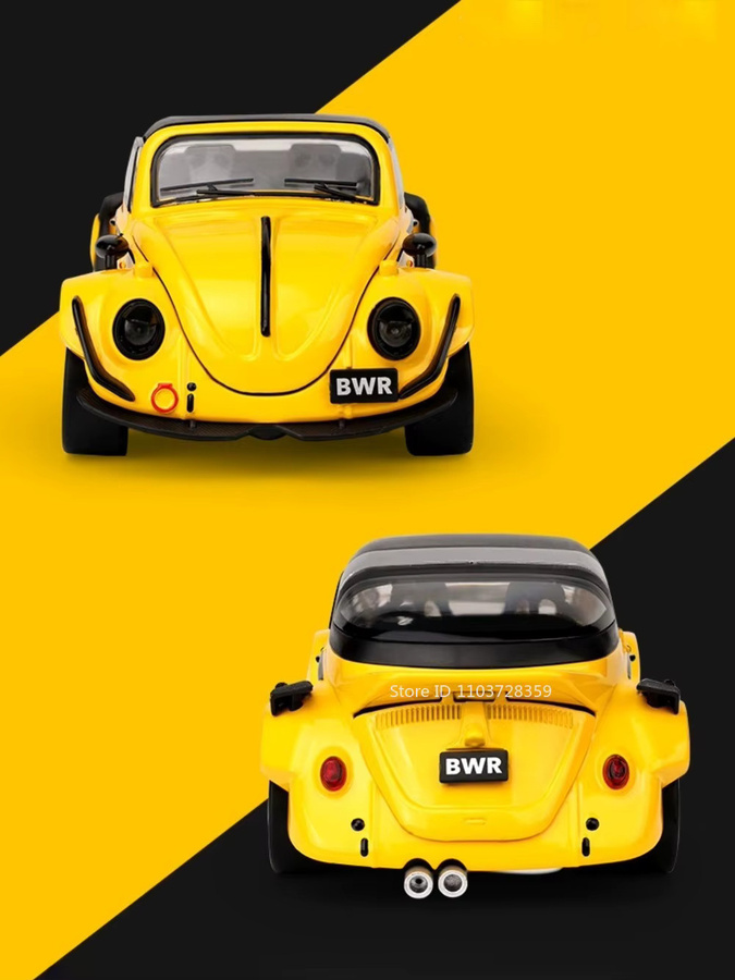 RMZ city Käfer Auto Miniaturmodell, 1:32, mit Licht und Sound, Rückziehfunktion - Bild 6