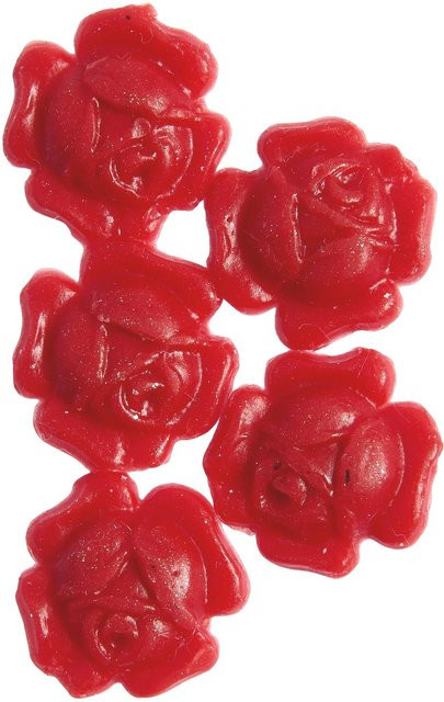 Rico Design Wachsdekor Rosenblüte in Rot - Bild 1